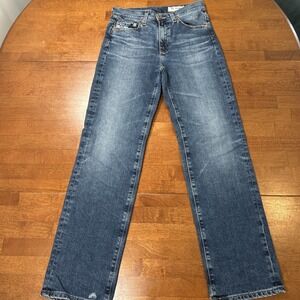 AG AG-ED Denim Jeans Brinley Mid Rise Straight Women's Size 24